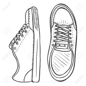 How to draw shoes anime