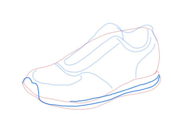 Step by Step Draw Shoes
