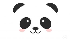 How to Draw Panda Face 