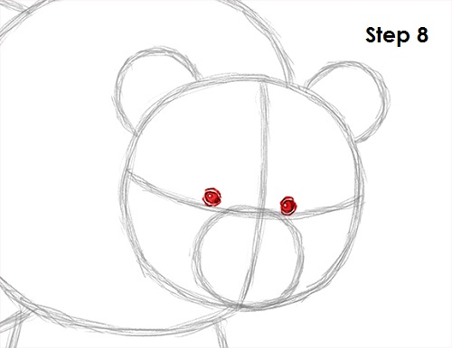 Wie man einen Panda Schritt für Schritt mit dem Bleistift zeichnet