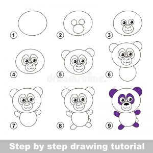 Easy to Draw a Panda