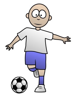 Cómo dibujar un jugador de fútbol