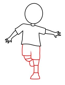 Como desenhar um jogador de futebol
