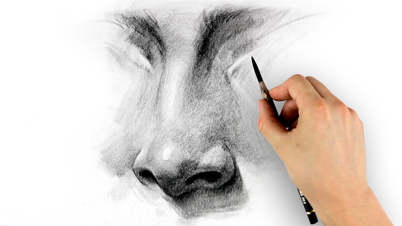 Easy Way to Draw a Cartoon Nose | How to Draw